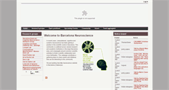 Desktop Screenshot of barcelonaneuroscience.com