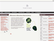 Tablet Screenshot of barcelonaneuroscience.com